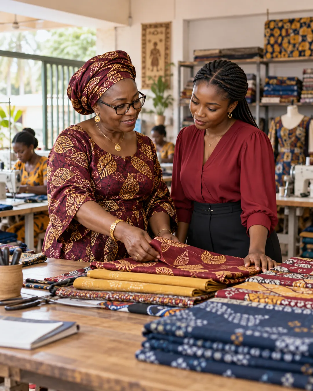 Transmission de savoir-faire entre une dirigeante et son successeur.